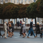 walking the crosswalk